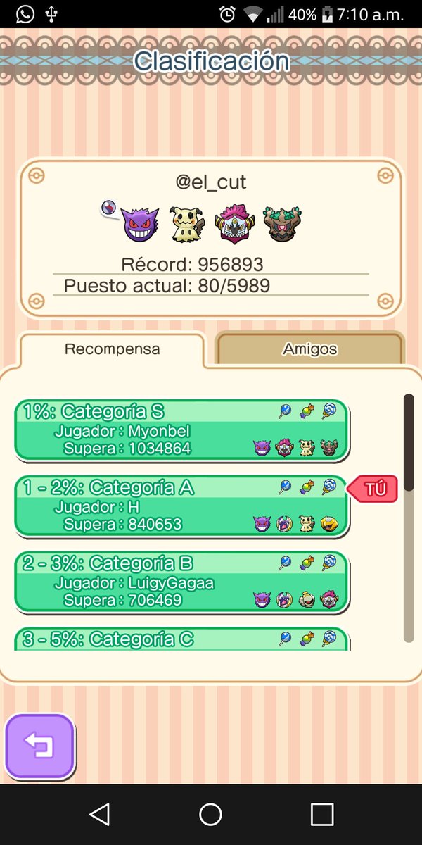 el_cut's tweet image. No esta mal para haber dejado de jugar casi un año #pokemonshufflemobile #pokemonshuffle