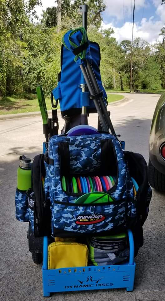 TheBatmanjm's tweet photo. First tournament, got 3rd in division, had a blast. #innovaoption, #discgolf, #Batmanjm, @InnovaDiscs https://t.co/yb8OVioriJ