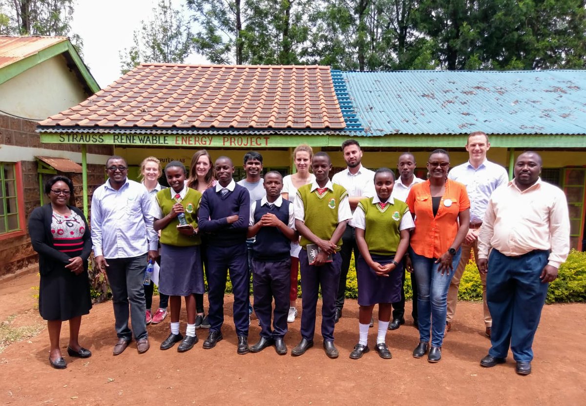 Our member, <a href="/straussenergy/">Strauss Energy Ltd.</a> team at their project site in Murang'a today. Part of the Go with <a href="/Maersk/">Maersk</a> program that we are implementing