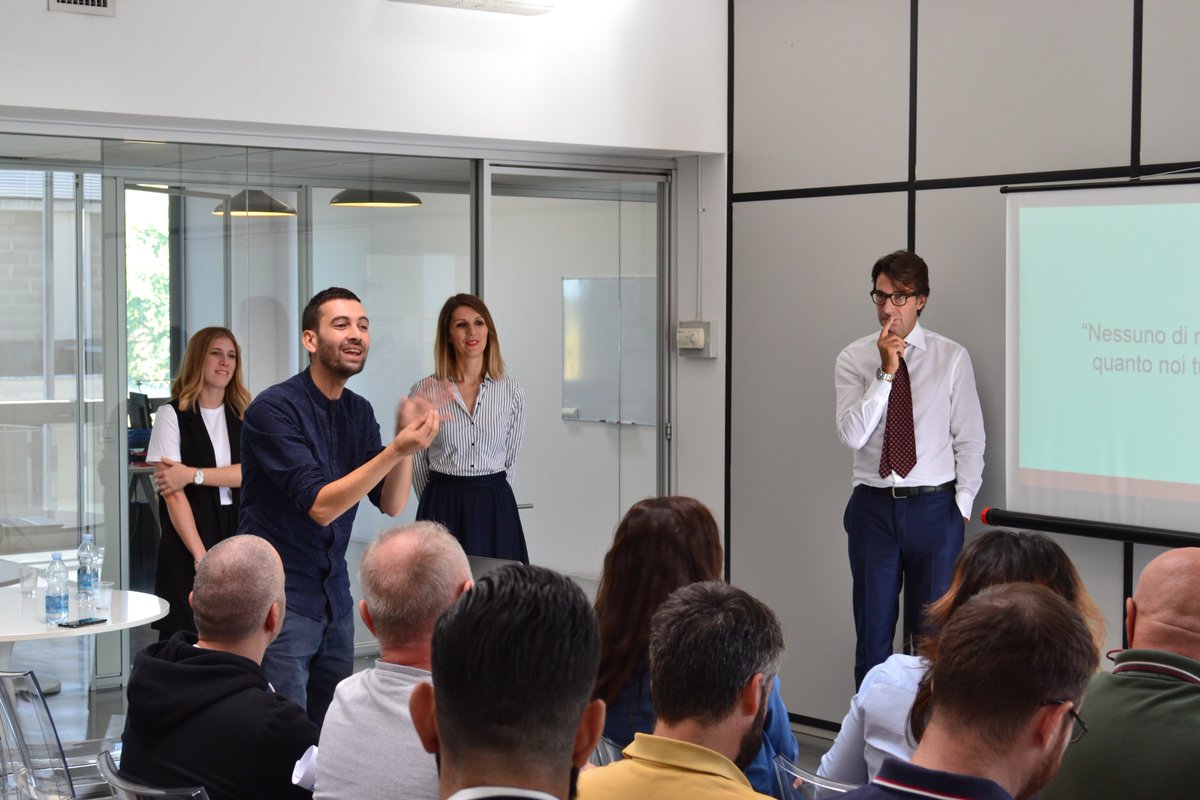 Kundalinidesign's tweet photo. Tough day at Kundalini HQ for the presentation of the new #marketing #plan. Our president Stefano Bordone with the marketing team support and the collaboration of Tiziano Pazzini talked about the new projects that Kundalini is developing on the lighting market. https://t.co/ASJV69sC4f