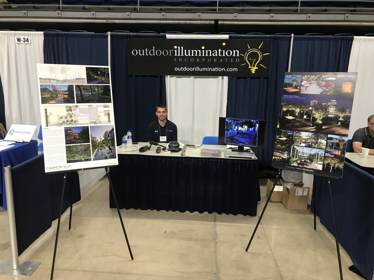OutIllumination's tweet photo. Hello Penn State! We are here to talk to students about career opportunities. Stop by and say hello if you’re near by! 

#psu #pennstate #nittanylions #outdoorillumination #jobfair #landscapelighting #careerfair https://t.co/zTfwt0963D