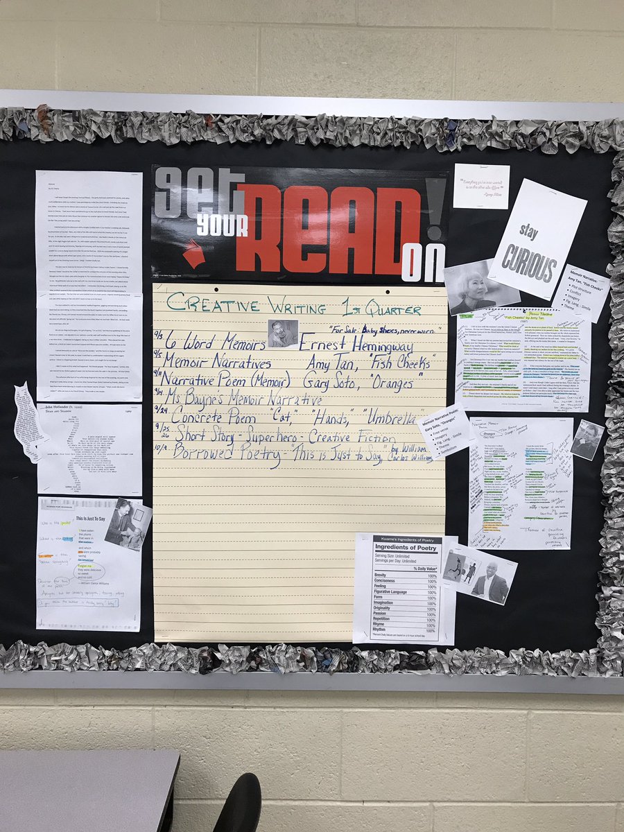 TWSVirginia's tweet photo. It always feels like things are moving so slowly from the day-to-day, when I look up to see all the work we have actually accomplished in the name of writing. Great models to help students produce strong writing. Feeling 😊 https://t.co/4WZFeW700a