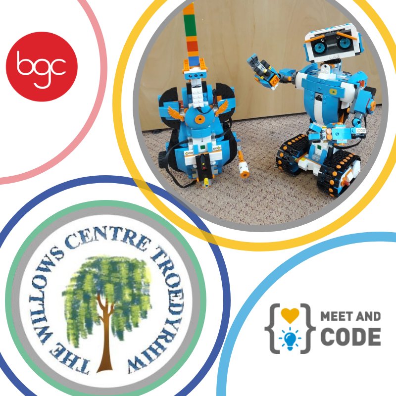 BGCWales's tweet photo. We are excited to introduce Vernie the Robot and his guitar to the #youngpeople at @WillowsYouth tonight!
#meetandcode2018 #codeeu #meetandcode https://t.co/RTSKjNE1lh