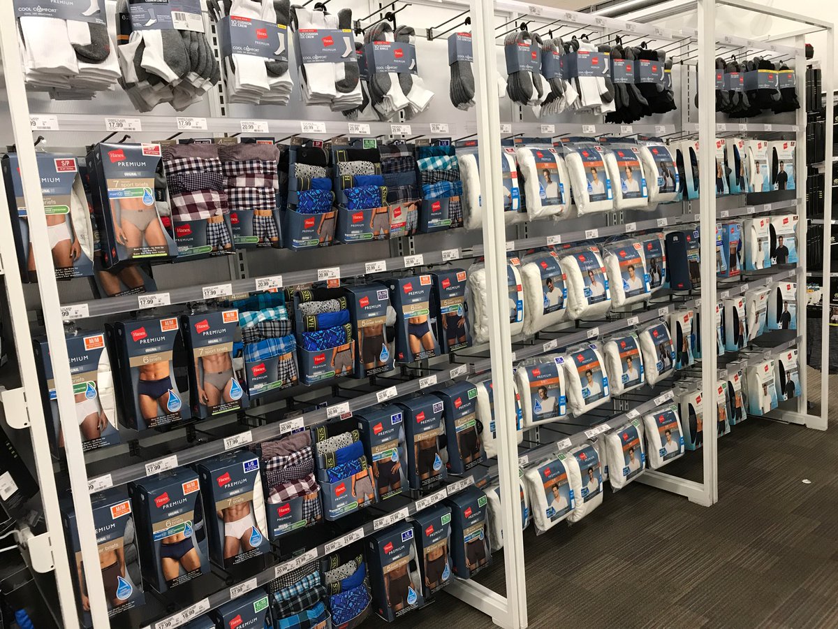 Last stop on #t1856 morning brand walk finds a solid zone in men's basics. Recognition to Sr. TL. Samantha and her team for a job well done!!
Thank u!!!
<a href="/redpaultgt/">Paul</a> <a href="/rycmiltsch/">Ryan</a> @VanTarget @FindMeInTarget @Francia2990