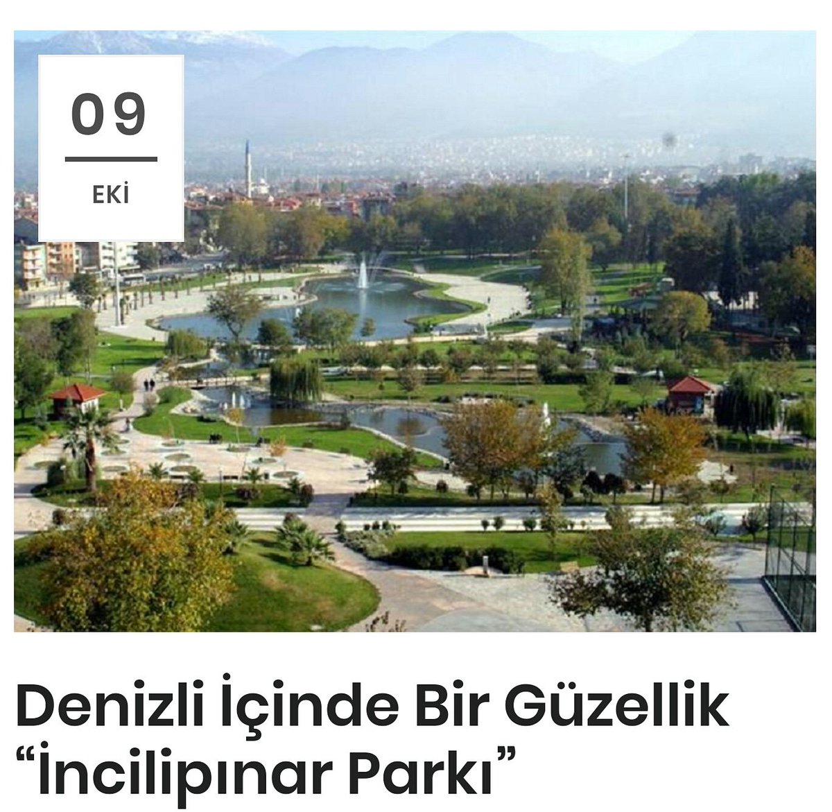 PauCadde's tweet photo. Denizli şehir merkezinde saklı bir dinlenme alanıdır İncilipınar Parkı.  Daha fazla bilgi için https://t.co/gQ4Zsok9Pw #denizli #pamukkale #paü #kampüs #düğünsalonu #düğün #semtrehberi #rehber #guide #pazartesi # https://t.co/1GjVwWCRMP