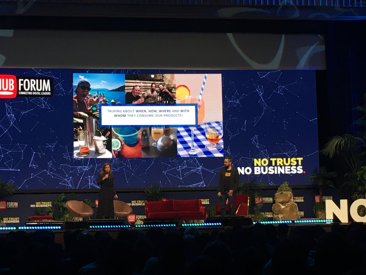 La #consumercentricity au cœur de notre stratégie <a href="/Pernod_Ricard/">Pernod Ricard</a> #HUBFORUM #NoTrustNoBusiness