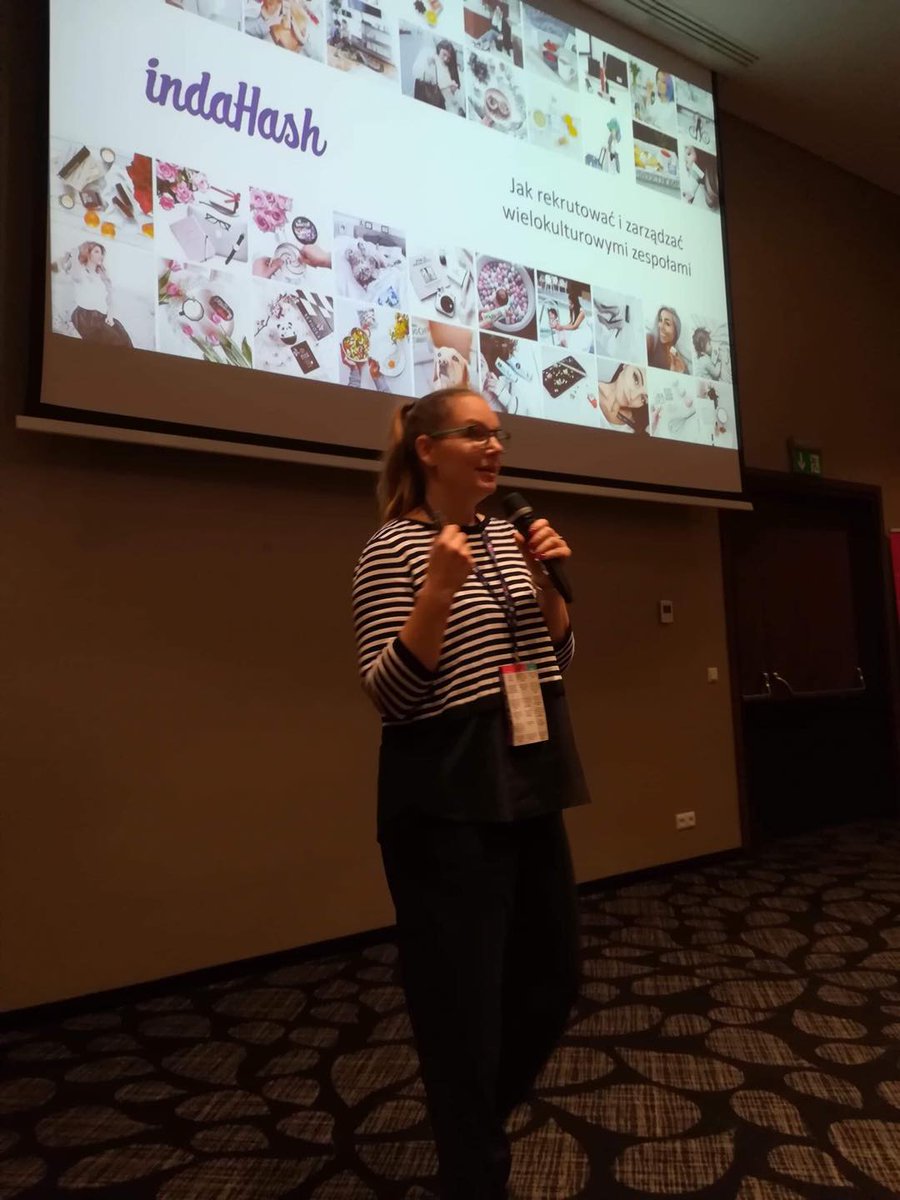 indahash_com's tweet image. Our CMO @Barbara_Zbik speaking on challenges of #recruiting and managing #multicultural teams at the #HRcamp conference in Warsaw! She focused on aspects of #cultural fit 🌍, the role of a common #language &amp;amp; tools supporting project #management &amp;amp; collaboration.🗣️Check it out!