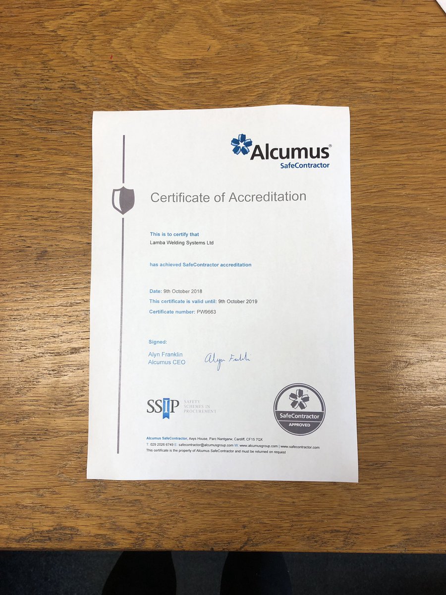 LambaWelding's tweet photo. Another year Safe Contractor Accredited 👩‍🏭 👨🏼‍🏭#safecontractor #contractors #jlr #vauxhall #temporaryfences #elmatechgmbh #madeinyorkshire https://t.co/f9PIlEI7dG