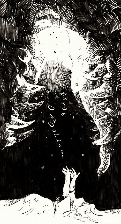 Day06~09
#inktober #Inktober2018
黒のうまい使い方を知りたいです