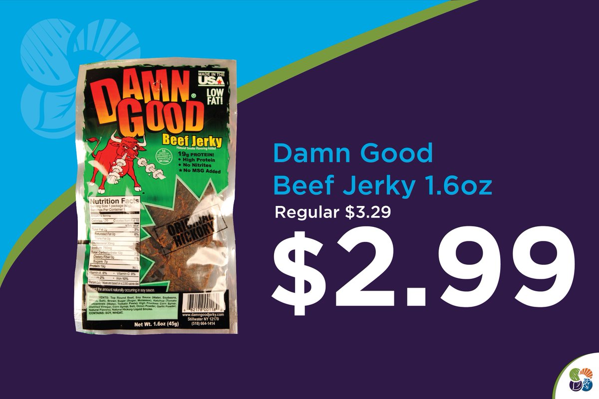 Damn Good Savings on Damn Good Beef Jerky this month!! seasonscornermarket.com/save-happily/s…