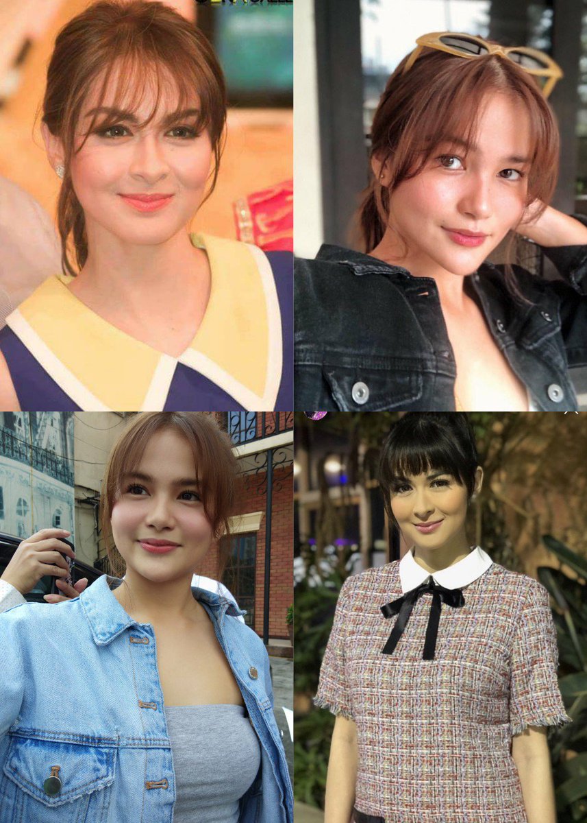 szszrn_12's tweet photo. Oh my Maria's 👑😍

Pag dyosa kelangan may bangs? May resemblance talaga kayo! Prettiest @ElisseJoson @marian081284 🖤 https://t.co/vF1l1cTlcM