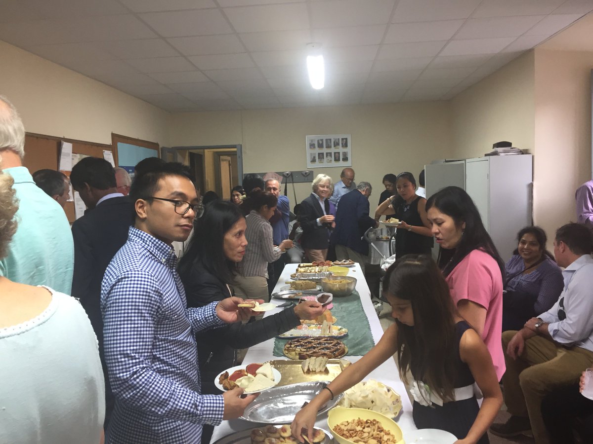 MethodistRome's tweet image. Pastor Tim with Maysa and the Suratos family at the thanksgiving service on Sunday with lunch to follow @MethodistGB