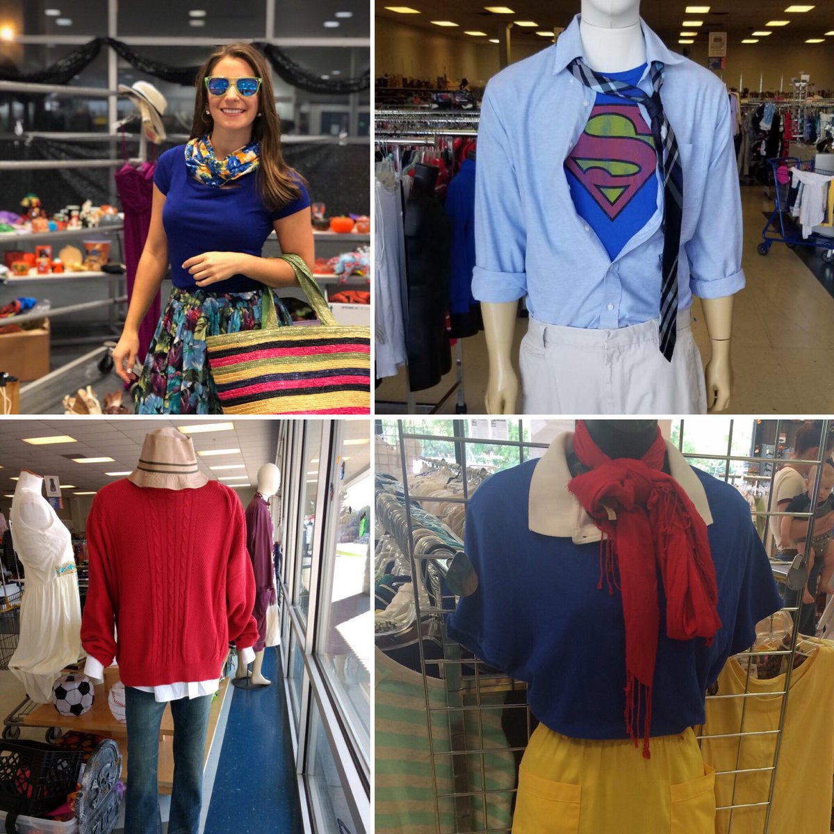 GoodwillSummit's tweet photo. #Wchstv with #AllisonScott @ #GoodwillKV putting together great #Halloween costumes that won’t scare your pocketbook! https://t.co/bQDekQB7Gc