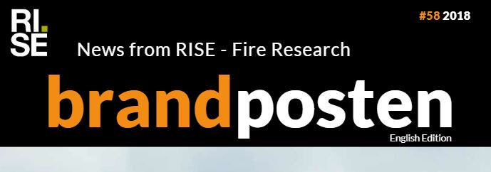RISEFR's tweet photo. #Brandposten No 58 in english is out now. In this edition you can read about Lithium-ion batteries in vehicles, Energy eﬃcient buildings and ﬁre safety, Forest machines start ﬁres .... and much more. https://t.co/wyP4e5owlS https://t.co/SqP6uvjmAh