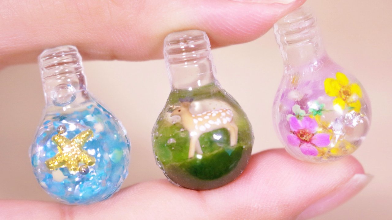 Abi I Made An Aquarium Terrarium And Herbarium With A Light Bulb Mold From Daiso Which One Do You Like The Best ダイソー の電球モールドでアクアリウム テラリウム ハーバリウムを作ってみました T Co Povfqpaxkj Uvresin