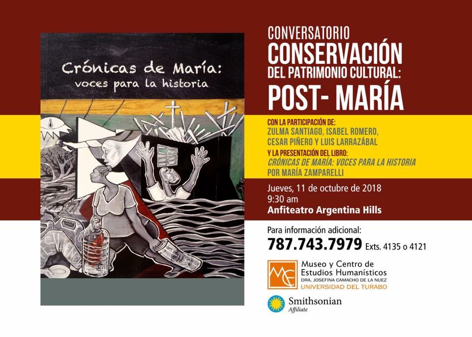 MuseoUT's tweet photo. Los esperamos este jueves en este interesante conversatorio sobre la conservación del patrimonio cultural y presentación de libro. La actividad es libre de costo. https://t.co/yd9fIm1pe1