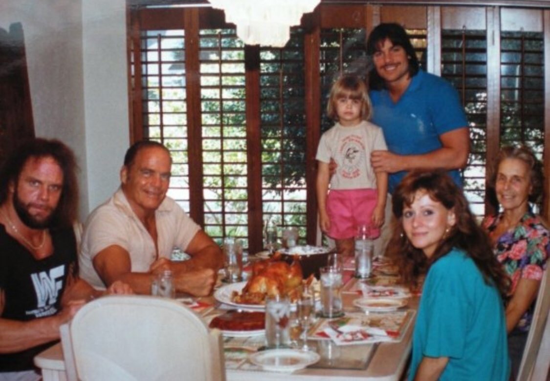 Sean Oliver - The Godfather of Wrestling Shoot Interviews The Poffo Family Thanksgiving. A photo used with permission in Sean Oliver's new book, Fathers' Blood