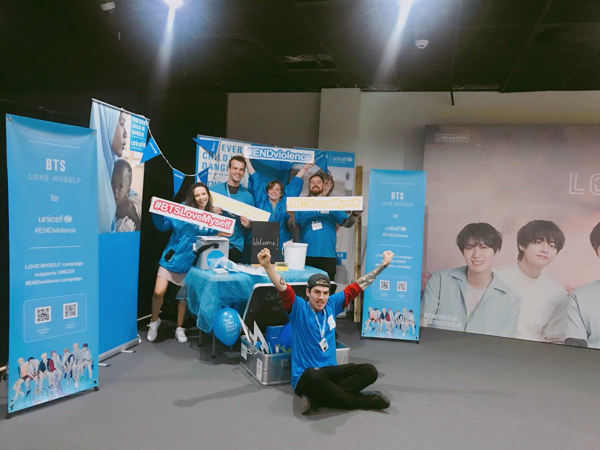 Love Myself Love Myself X Unicef Endviolence Booth Is Just Open At Bts Studio O2 Arena Please Visit And Participate The Campaign Btslovemyself T Co 5cjkw9l5uj