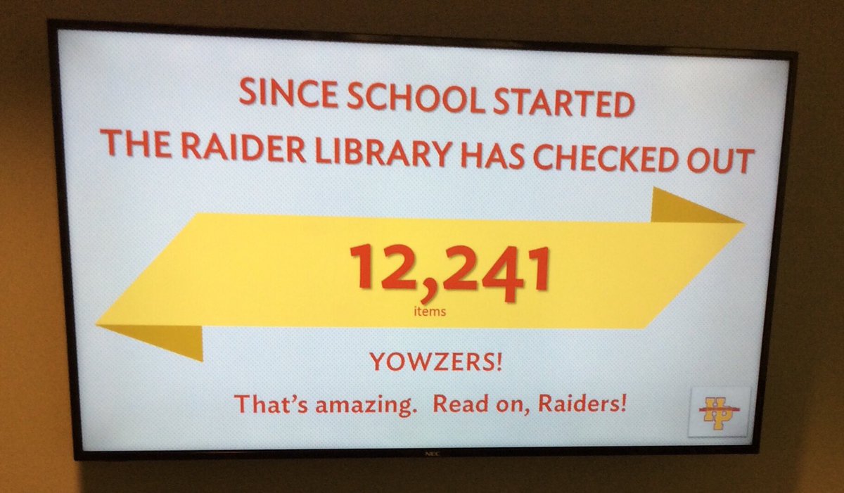 HPMISLibrary's tweet image. The raiders are readin’ away! #raidersread #Yowzers #RaiderLibrary 👍📚😎