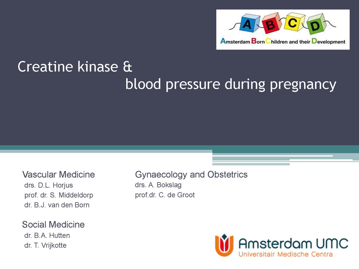 ABCD_studie's tweet photo. Doortje Horjus spreekt op #ISSHP. CK vroeg in zwangerschap voorspelt bloeddruk, maar niet preeclampsie of HELLP. #bloeddruk #creatinekinase #zwangerschap #preeclampsie #HELPP https://t.co/PrBPlfbaXC