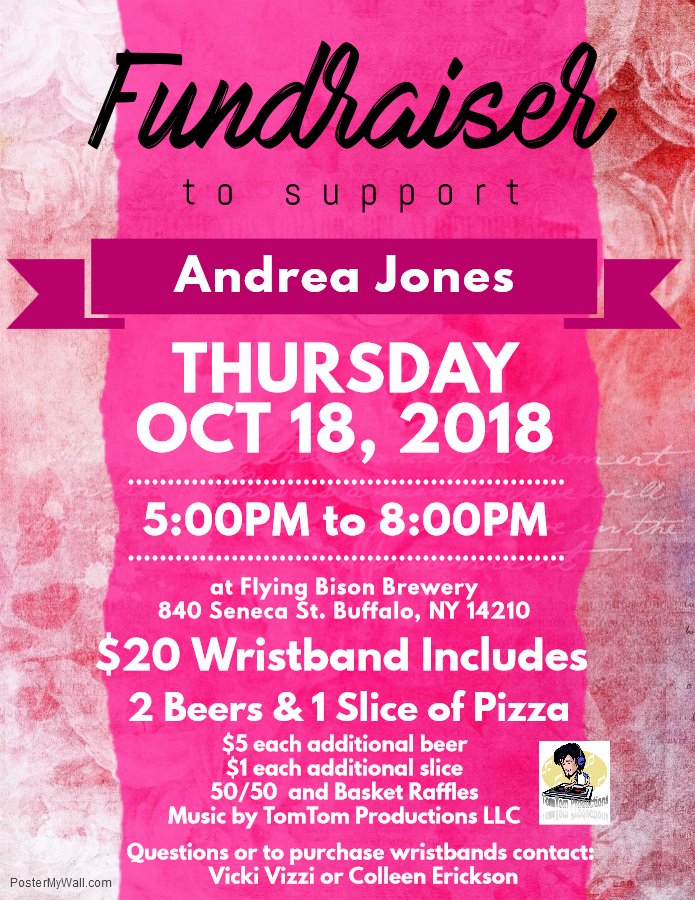 Come and join us in support Andrea Jones in her second fight against breast cancer. Andrea is an amazing wife, mother, friend, and GDI member who has always been there to support those around her. Now it's our turn!