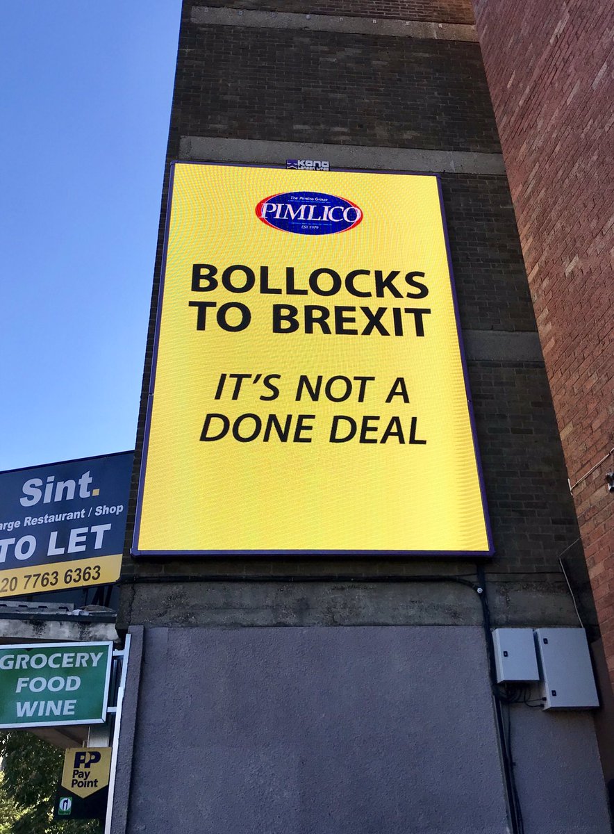 Thank you @PimlicoPlumbers for injecting some much-needed logic and good sense into #SwissCottage. Keep up the fight Charlie! #StopBrexit #PeoplesVote @Labour4EU @WHampstead @Swiss_Cottage