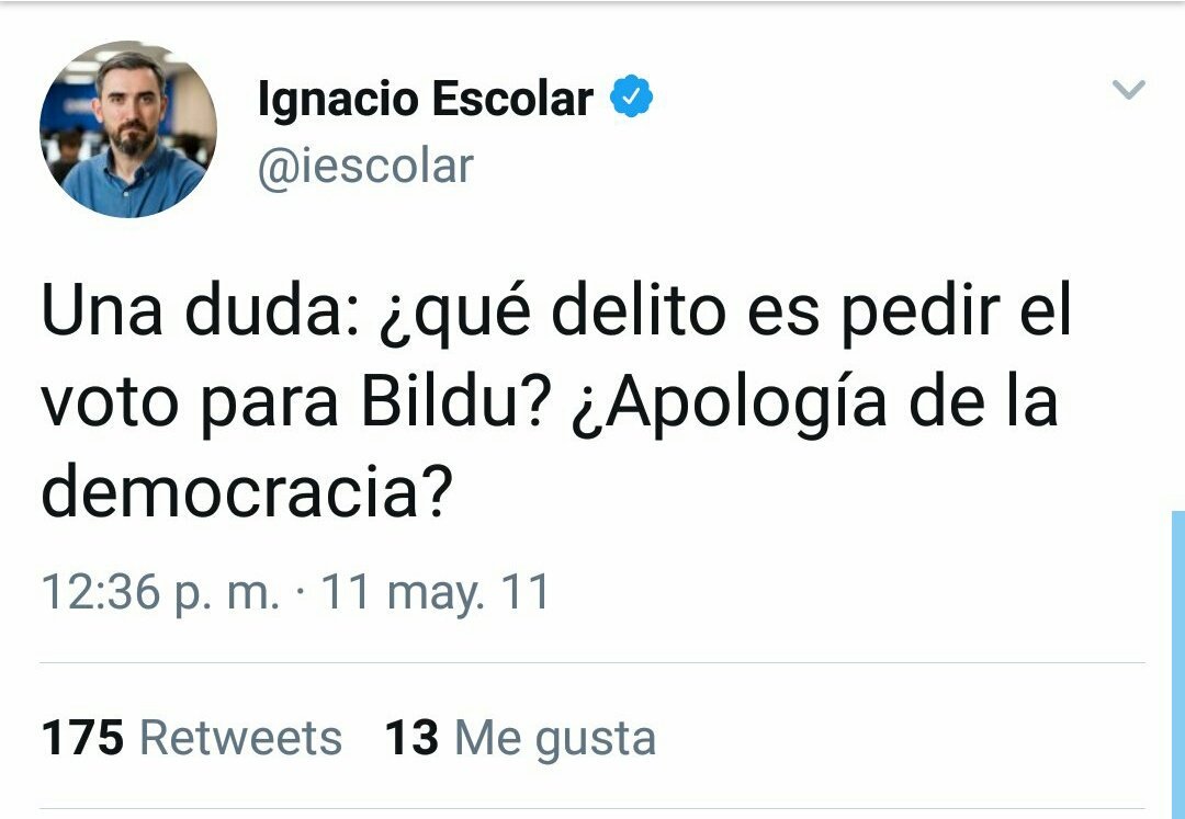 Javierpm67's tweet photo. Quizás..¿Apología del terrorismo?...¿no? Nachete!! https://t.co/mRFIgHWe5L