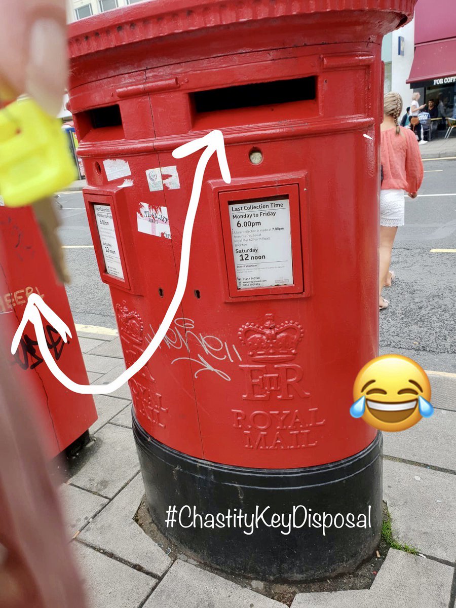 MissGSJ's tweet photo. Posted his key back so he can have sex with his new GF ๐คฃ ๐
What?! ๐ค....He didn't mention an envelope! ๐๐
#ChastityKeyDisposal
#ChastityGames https://t.co/iXlYeJXOgI