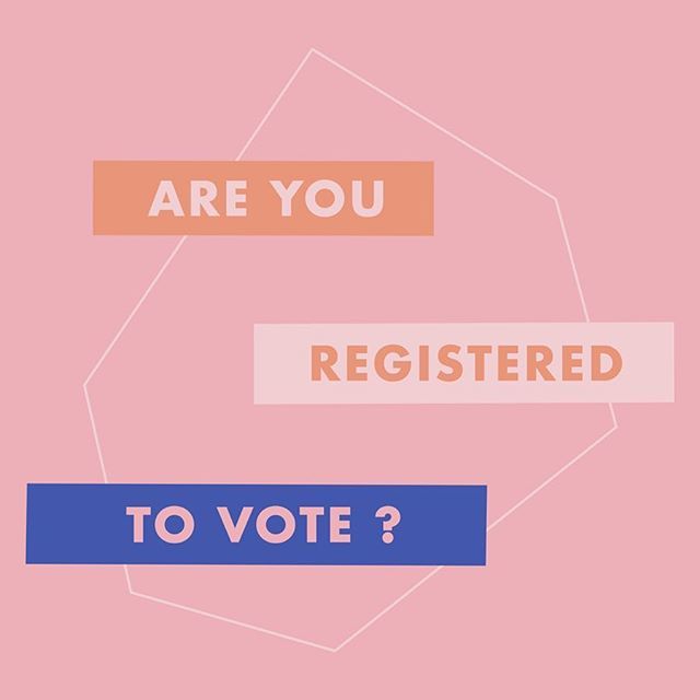 U.S. folks ⚡️ A reminder to register or double check your registration info ⚡️ Know the last date for registration in your state (many are TODAY) ⚡️ Look into your candidates &amp; local ballot questions 💖 Take care + vote. ift.tt/2zZY4AW