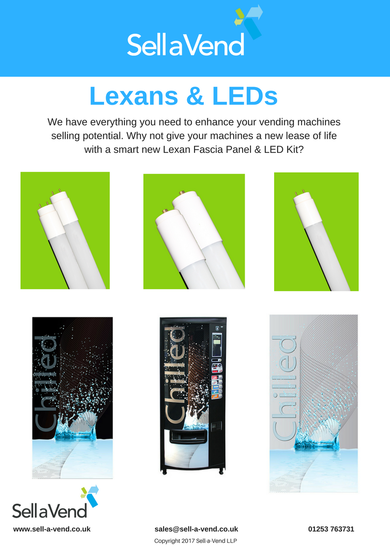 SellaVend's tweet photo. We have all you need to make your vending machines look better than the rest. Visit our site and order online https://t.co/DAqd2jN8z0 #VendingMachines #Lexans #LEDs #Increased #Sales https://t.co/9tjYytX9IP