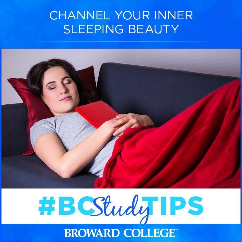 BrowardCollege's tweet photo. Go straight to sleep after your study sessions. Studies show that going to sleep shortly after learning new material is most beneficial for recall.
#BCStudyTips #TuesdayTips #SleepPerks https://t.co/J1h3QZfPwJ