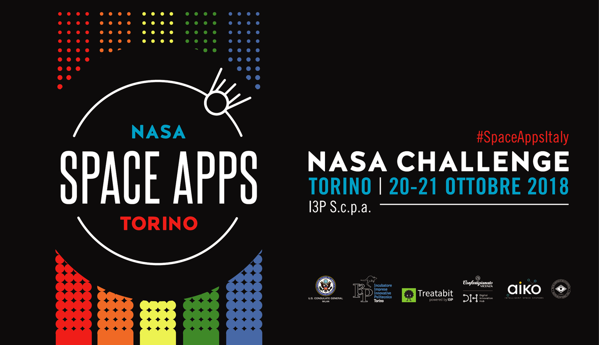 treatabit's tweet photo. 20 sfide che necessitano del tuo problem solving: #asteroidi, missioni planetarie, ma anche simulazioni in #realtàvirtuale, #design, #coding e #storytelliing. La NASA @SpaceApps è per tutti: porta le tue idee, iscriviti subito https://t.co/2Fb40jtpRO

#SpaceAppsItaly #Torino https://t.co/axrlD3ae9W