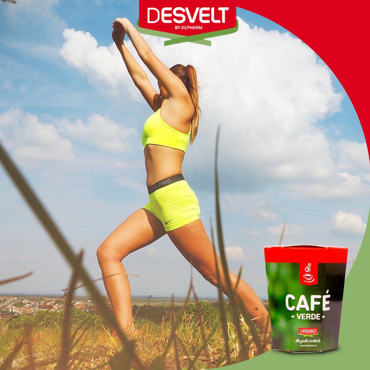 Desvelt's tweet photo. La combinación del #CaféVerdeDesvelt con una dieta equilibrada, variada y a la realización de ejercicio de forma periódica contribuye a mantener un modo de vida mucho más saludable 👍 https://t.co/EOxL4HrCQ8