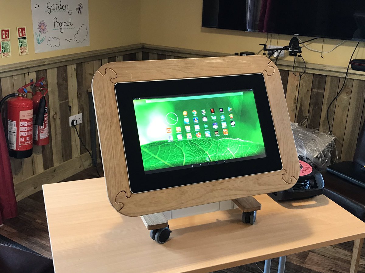 Cream_Care's tweet photo. It’s was great to see the Tiny tablet in action yesterday. Lots of potential for the people who we support to use. Thank you @CLHGroupLtd https://t.co/LSHOz09S4B