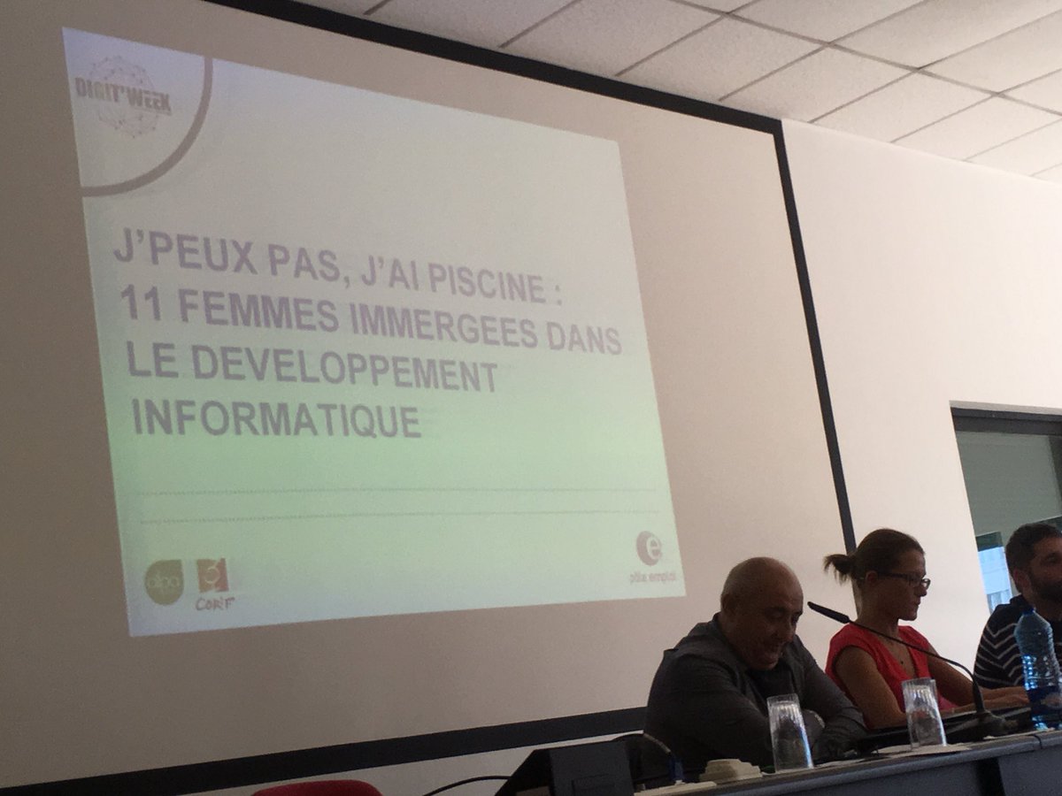aDesrousHdF's tweet image. Atelier sur l’insertion des femmes dans le numérique : retours d’expériences locales par @poleemploi_HDF et @AFP2i : atelier de présentation des métiers, immersion d’une semaine au codage durant la #digitweek , actions de préqualification aux métiers du numérique...