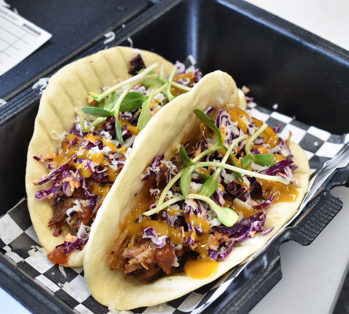 NoliTruck's tweet photo. We’re slingin’ that goodness in Founders Park from 11-3! #tacotuesday #sprouts #feedbyexample #instafood #localyocal #fresh #gotruckyourself https://t.co/NfR7h5JjOJ