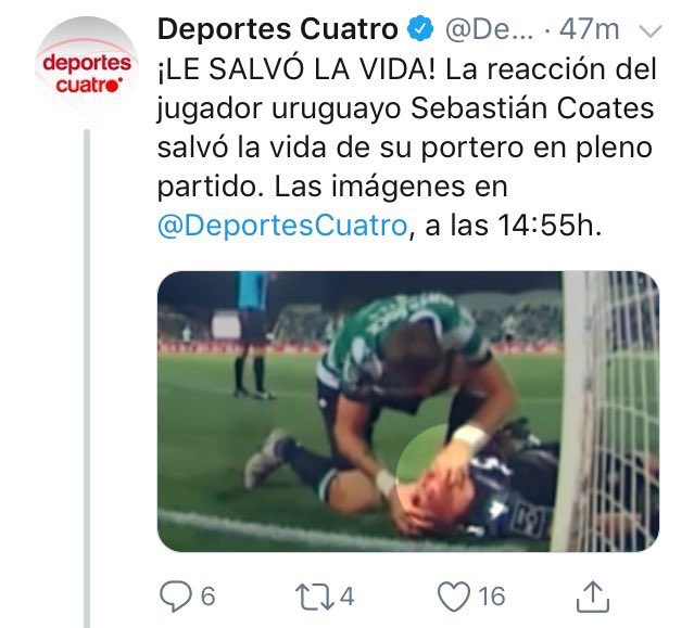 EnfrmraSaturada's tweet photo. Otra vez lo mismo... @DeportesCuatro @informativost5 y +medios vuelven con la lengua.
#LaLenguaNoSeTraga 🤕🚑
1- Observa si respira
2- NO metas los dedos en la boca
3- No lo muevas
4- Realiza tracción mandibular
5- Pide la ayuda profesional qe está en la banda
(imagen: J.Sánchez) https://t.co/6cY6P71ltt