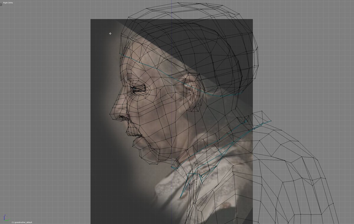 V_and_A's tweet image. Aureia Harvey is one half of @taleoftales, a studio that creates artistic interactive entertainment. This is a wireframe character model she created using #Blender for the protagonist of their game The Graveyard.

#AdaLovelaceDay18  #TwitterTour