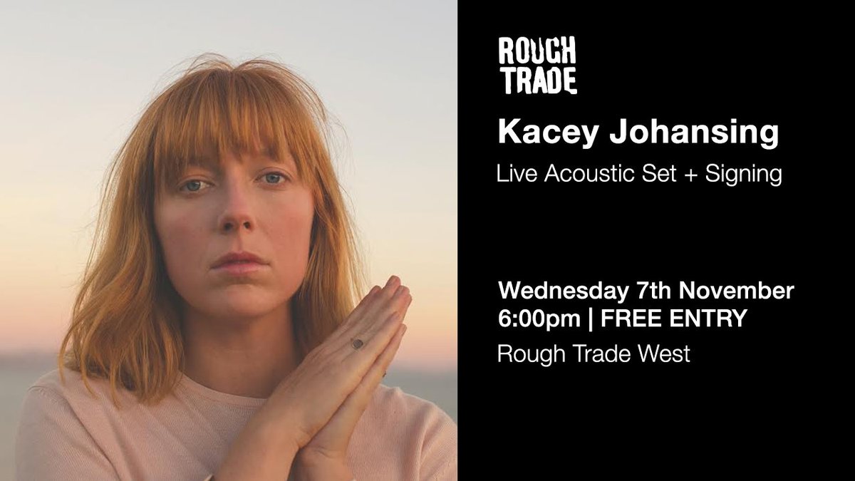 JUST ANNOUNCED! Indie-folk singer-songwriter <a href="/kaceyjohansing/">Kacey Johansing</a> will be playing an intimate acoustic set Rough Trade West, performing tracks from her new album 'The Hiding', out now on <a href="/nightbloomrecs/">Night Bloom Records</a>. roughtrade.com/gb/events/roug…