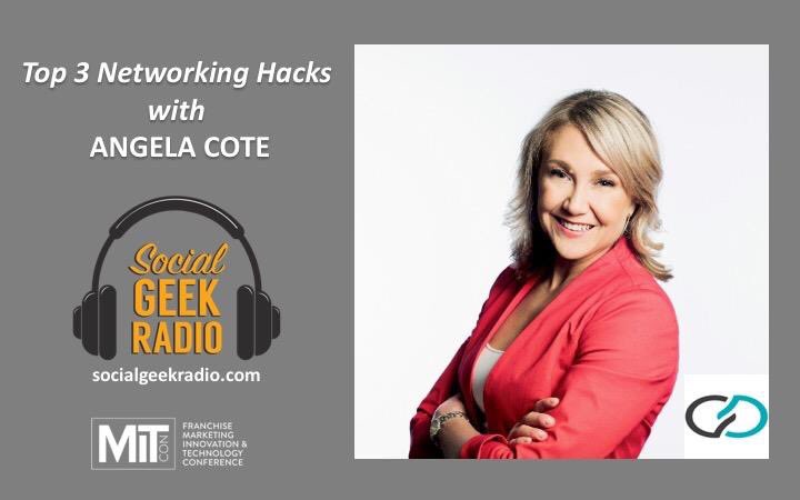SocialGeekRadio's tweet image. Networking Rockstar Angela Cote of Cultivate Advisors returns to share her Top 3 Networking Hacks for conferences and conventions:   socialgeekradio.com/top-3-networki….                   #podcast #socialgeek #geekitout #letitgeek #geekery #geekyAF #SocialMediaConsigliere #MITCon
