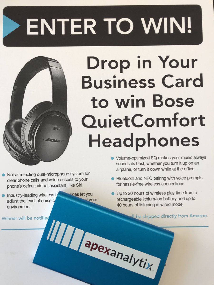 WakefieldLee's tweet photo. @APEX_Analytix @jshatch Come drop in your business card for a chance to win a pair of Bose Head Phones and pick up a #Free power bank #DeloitteSharedServices #APEXDeloitte https://t.co/gMLLAgA5xZ