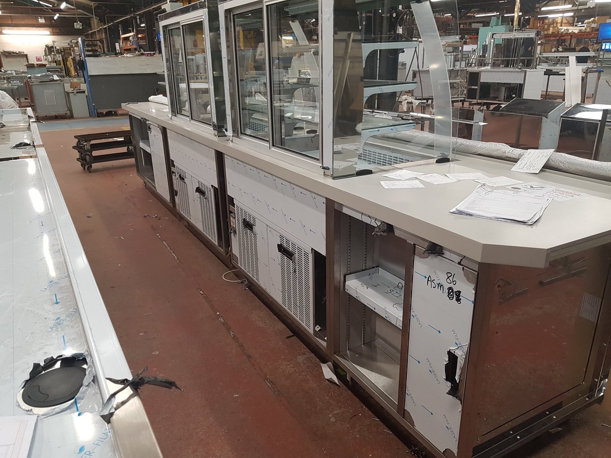 GSGroup7's tweet image. Pre-Delivery photo's of a @er_moffat counter and back bar  for a school that are been installed next week