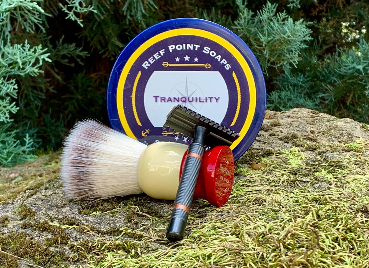 lclint64's tweet image. SOTD #wetshaving @DeltaEchoRazors New SC, Ever Ready C40 with @APShaveCo knot and @ReefPointSoaps