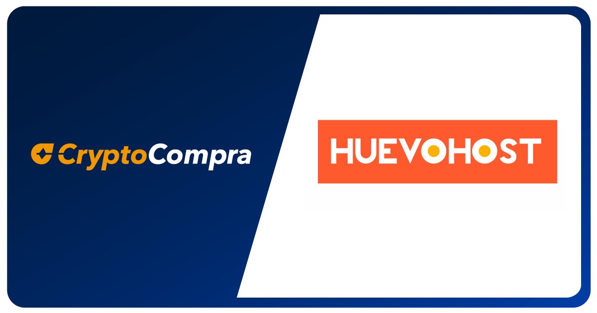 CryptoMKT's tweet photo. 😃 Alianza entre #CryptoCompra y @HuevoHost #Pagaconcripto tu plan de Hosting! + info en https://t.co/RyAfXUfQe4 #CryptoMKT https://t.co/WKe2H5rOUM