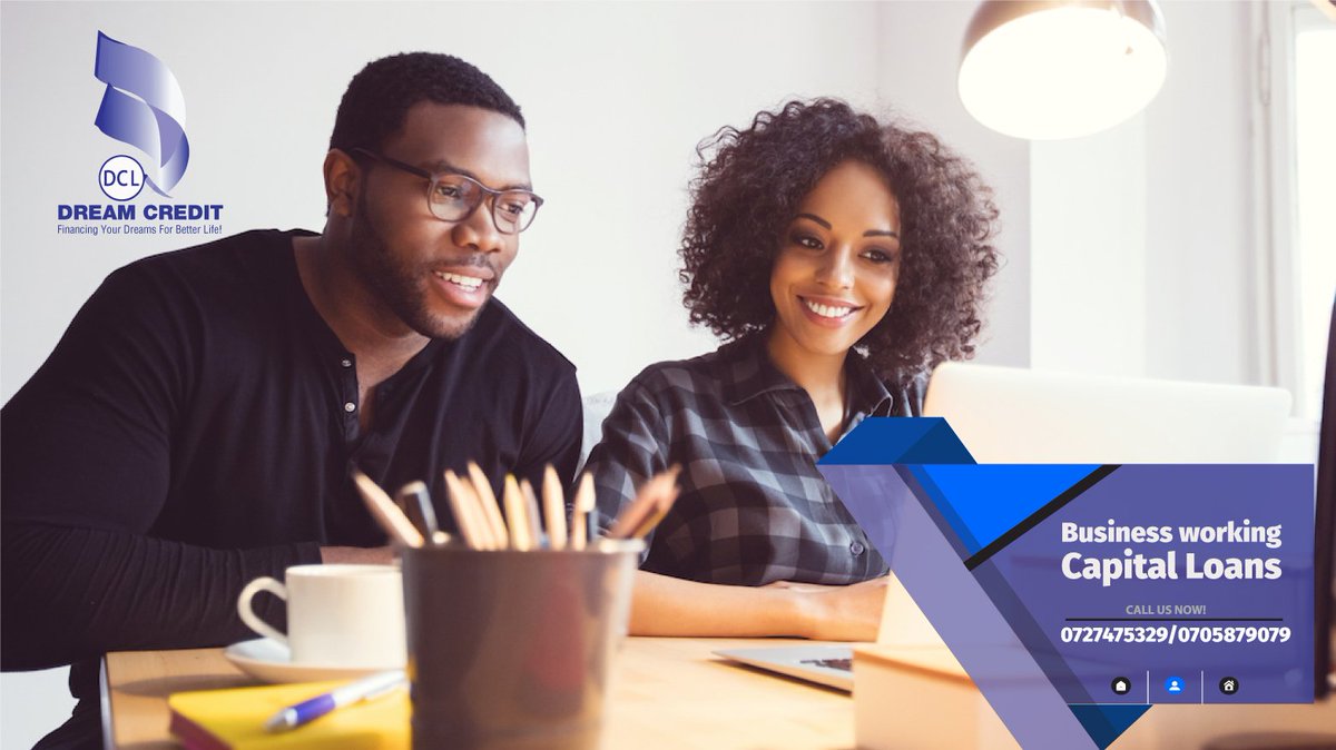 CreditDream's tweet photo. Are you running a business and are in need of working capital loan? put on a smile, it's your lucky day!
Talk to us on: 0727475329/ 0705 879079. https://t.co/h8rUMAIGx2