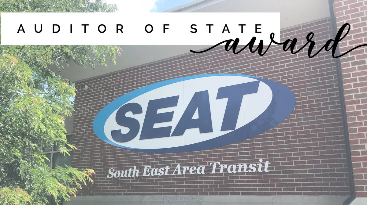 South East Area Transit receives Auditor of State Award! 🥇