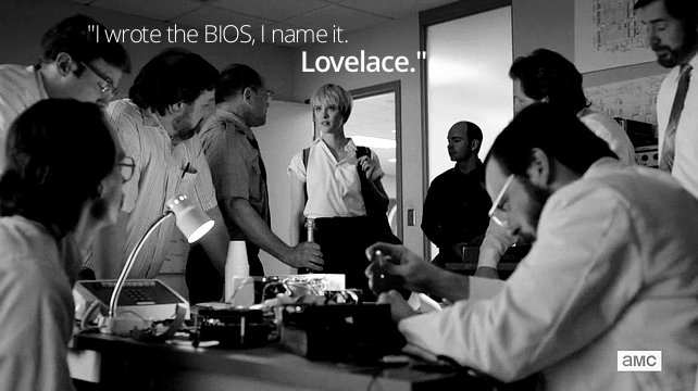 chrisarchitect's tweet image. Happy #AdaLovelaceDay18. Annual fave relevant scene from #HaltandCatchFire @FindingAda