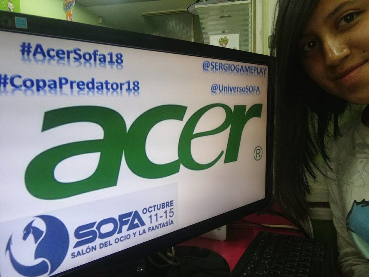 01Rubyc's tweet photo. #AcerSofa18 #CopaPredator18 @sergiogameplay Quiero ir al  @universoSOFA  para poder vivir experiencias nuevas, conocer el salón del ocio y la fantasía y experimentar momentos únicos y divertidos junto a @Thepaisano5 https://t.co/tShPOk3Aso