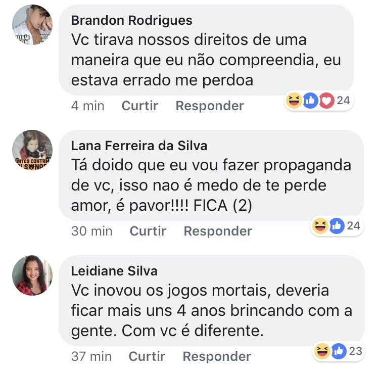 stranwberryes's tweet photo. gente os comentários na foto do temer KSKSSKKSSKSK na moral eu amo o brasileiro pqp https://t.co/ni53DcAzHM
