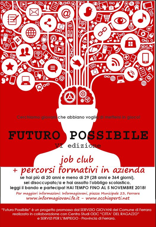 Il bando è aperto da inizio Ottobre e chiuderà il 5 Novembre. È consigliato ai ragazzi tra i 20 e i 28 anni che non studiano, né lavorano. Per saperne di più, è possibile leggere dal sito informagiovani.fe.it/notizie/10517/… Vi aspettiamo!! #esperienza #orientamento #insieme #formazione